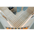 Harvia Arktis Infra+ | Massief sauna infrarood sparrenhout binnensauna kit | 232 x 206 x 204 cm (B/D/H)