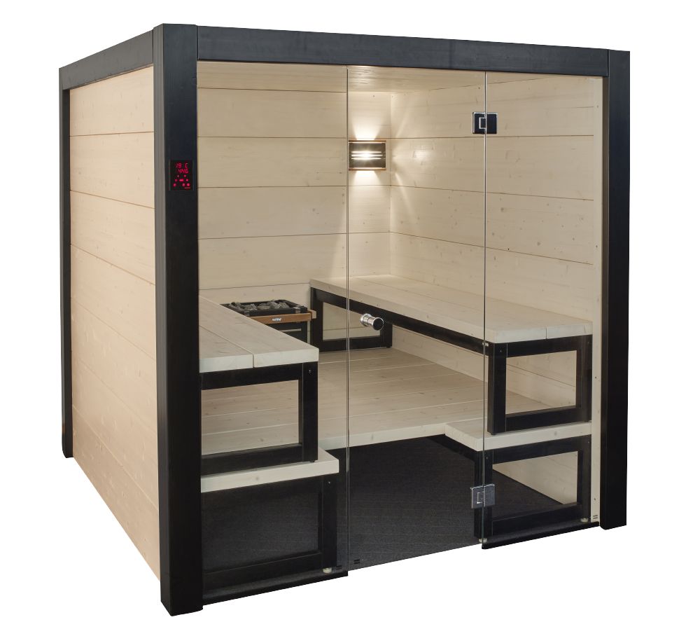 Harvia Solide | Innensauna Fichtenholz Bausatz |  S2119LD / S2122LD / S2125LD