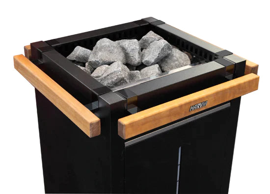 Harvia Virta HL | Elektro Saunaofen Set mit Harvia CX110 Bedienfeld + Saunasteine | 6,8 kW / 9 kW / 10,8 kW