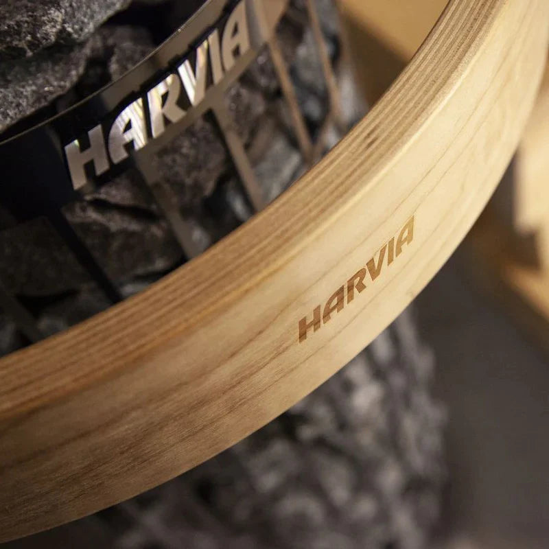 Harvia Cilindro E | Elektro Saunaofen Set mit Harvia CX110 Bedienfeld + Saunasteine | 6,8 kW / 9 kW