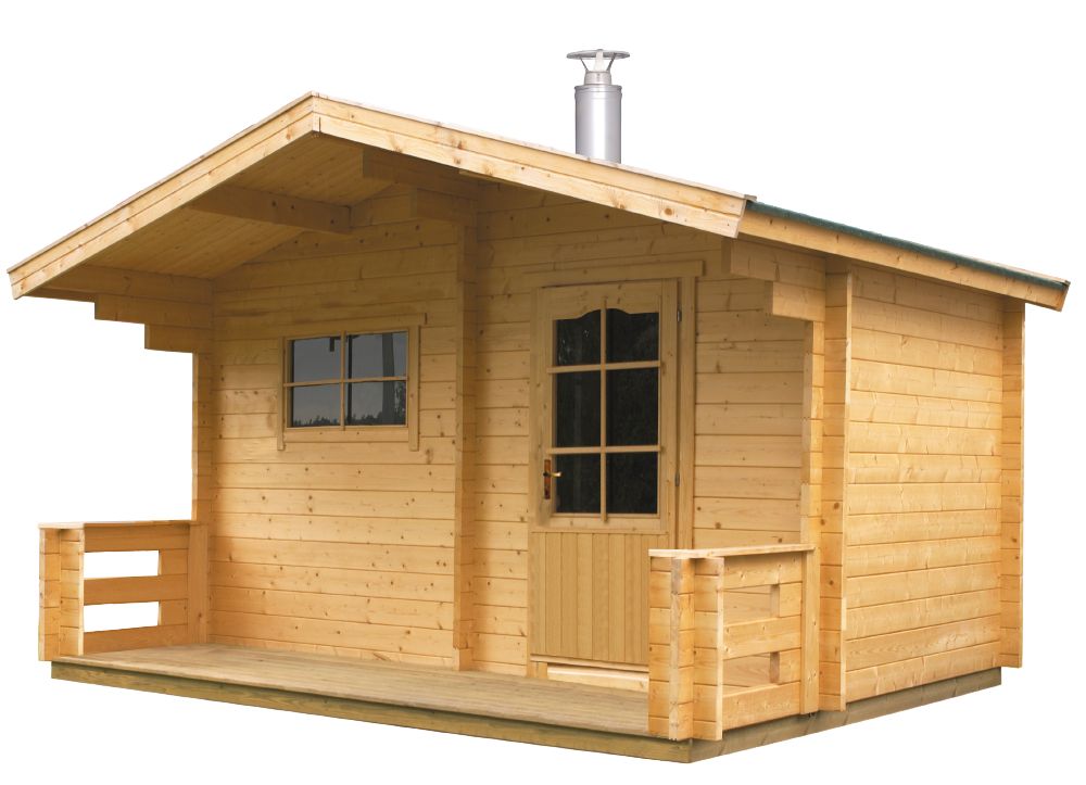 Harvia Keitele | Außensauna Bausatz | 330 x 400 x 267,9 (T x B x H) | SO4000