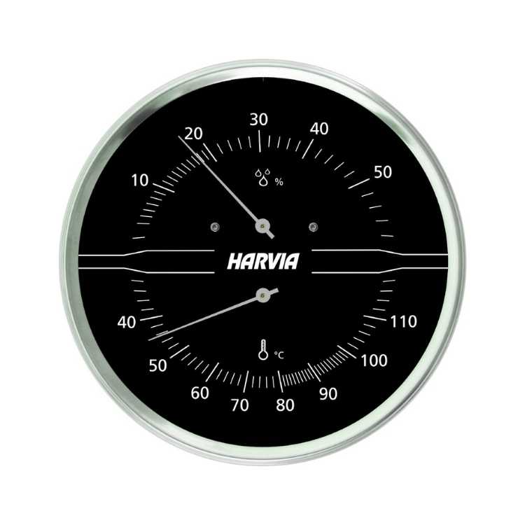 Harvia sauna accessoires thermo-hygrometer | A-210-THS