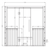 Harvia Olympus | Innensauna Fichtenholz Bausatz | 212 x 204 x 206 cm (B/T/H) | 4020830