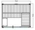 Harvia Family Medium | Fichtenholz Innensauna Bausatz | 196 x 159 x 204 cm (B/T/H)