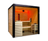 Harvia Family Infra Grote Complete Set | Binnensauna-kit van sparrenhout | 196 x 189 x 204 cm (B/D/H)