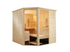 Harvia Alaska Hoek Infra+ | Massief sauna infrarood sparrenhout binnensauna kit | 206 x 206 x 204 cm (B/D/H)