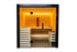 Harvia Family Infra Medium Komplettset  | Fichtenholz Innensauna Bausatz | 196 x 159 x 204 cm (B/T/H)