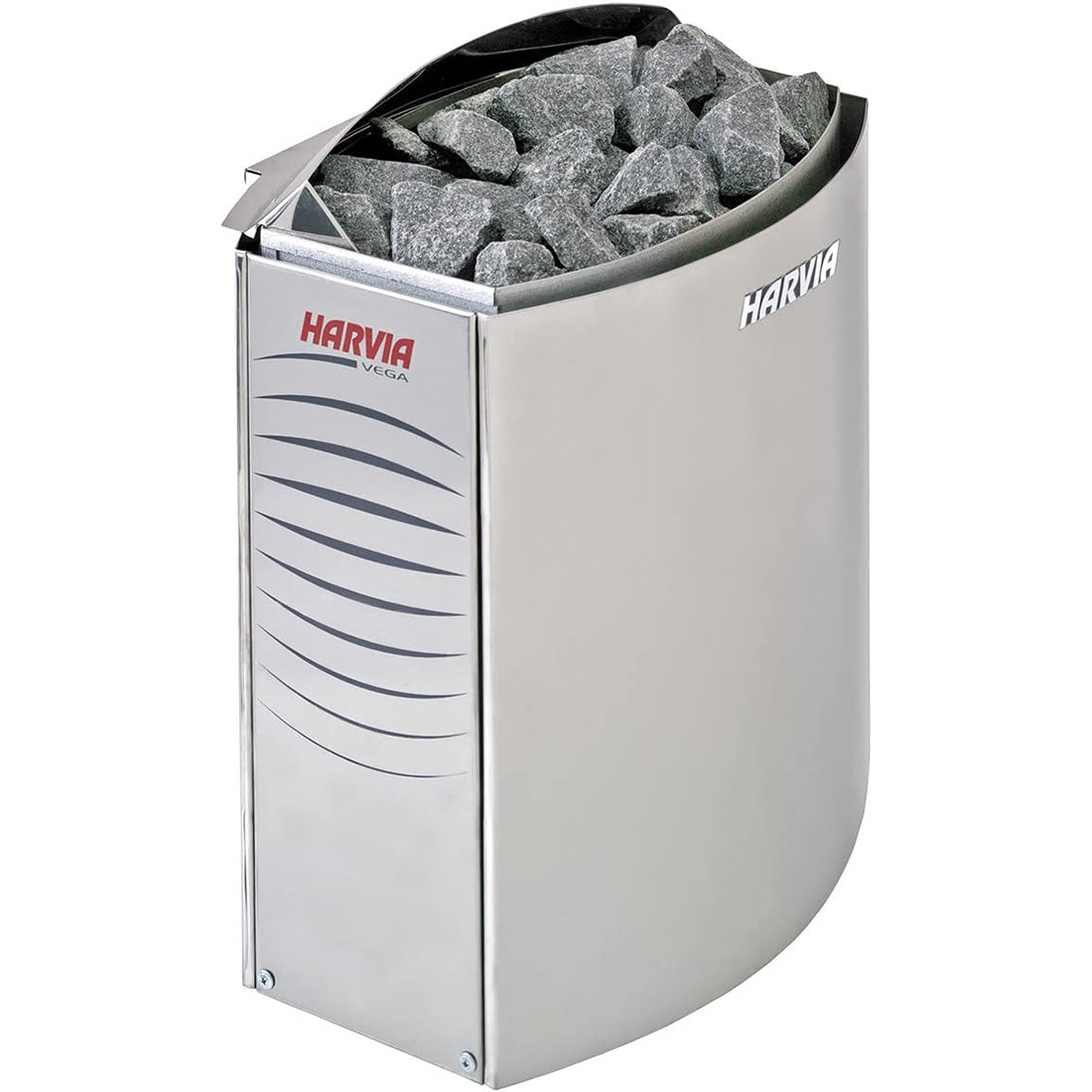 Harvia Vega E | Elektro Saunaofen Set mit Harvia CX110 Bedienfeld + 20 kg Saunasteine | 4,5 kW / 6 kW / 9 kW