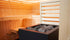 Harvia Variant View M | Innensauna Fichtenholz Bausatz | 206 x 161 x 202 cm (B/T/H) | S1620SV