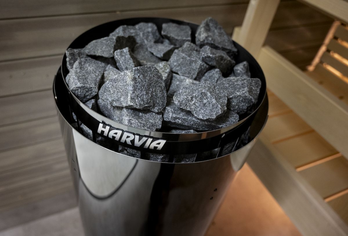 Harvia beschermhoes HPC11M voor Harvia Cilindro PC70XE / PC90XE Zwart Staal | HPC11M