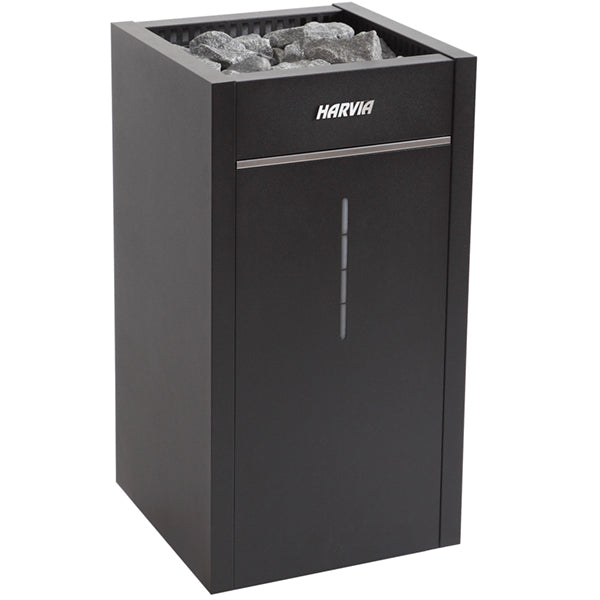 Harvia Virta Combi Komplettset | Sauna Elektroofen mit Verdampfer Funktion - CX110C Bedienteil und Steuerung über das Handy | 6.8 / 9 / 10.8 kW