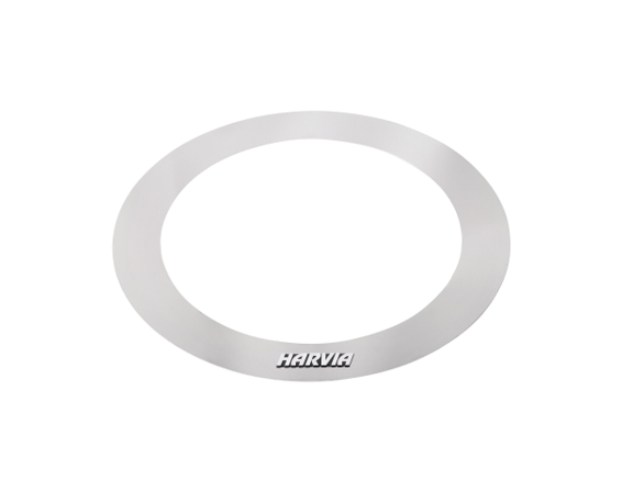 Harvia Cilindro Inbeddingsflens | Staal / Zwart staal | HPC1 / HPC1M